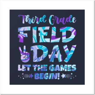 Third Grade Field Day 2024 Let The Games Begin Posters and Art